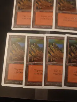 Mountain (A) Unlimited MTG Magic the Gathering MP 16 Total - Image 5