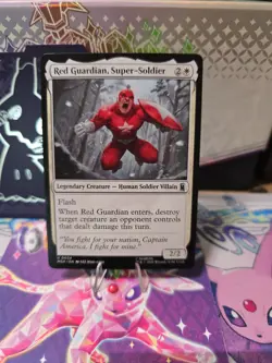 Red Guardian, Super-Soldier - Regular U MTG Marvel Super Heroes M/NM, English - Image 2