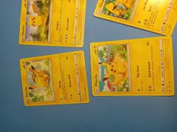 Pokemon TCG Pikachu Lot of 7 Cards Non Holos NM/M No Duplicates See Pics - Image 2