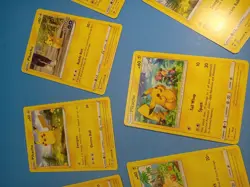 Pokemon TCG Pikachu Lot of 7 Cards Non Holos NM/M No Duplicates See Pics - Image 3