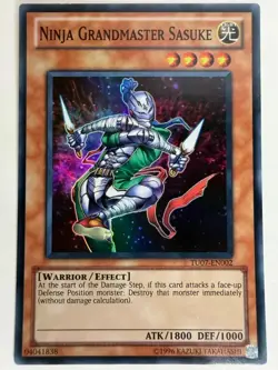 Ninja Grandmaster Sasuke - TU07-EN002 - Super Rare - Image 1