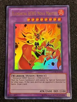 Yugioh! VLP Elemental HERO Nova Master - GENF-EN093 - Ultra Rare - 1st Edition - Image 1