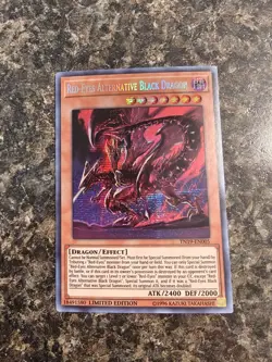 Yugioh Red-Eyes Alternative Black Dragon - TN19-EN005 Prismatic Secret Rare - NM - Image 1