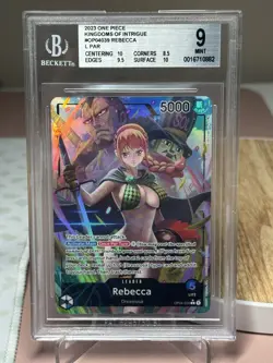 One Piece - Rebecca Leader Alt Kingdoms Of Intrigue OP04-039 BGS 9.English - Image 1