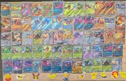 100 Japanese Pokemon Full Art, Ex & V Cards Lot (CHARIZARD, PIKACHU, MEWTWO) - Image 1