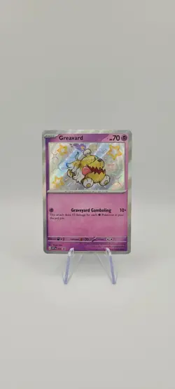 Pokemon TCG: Greavard 070 Scarlet & Violet Black Star Promo Cards - NM - Image 2