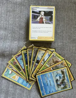 Pokemon Rebel Clash Bulk- 100+ Cards With All Holo/Reverse Holos Sleeved - Image 1