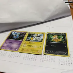 Woobat, Emolga and Scraggy- McDonald's 2012 - Lightly Played - Pokemon TCG Cards - Image 3