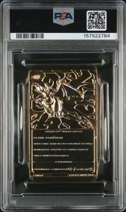 1999 BURGER KING POKEMON GOLD CARDS CHARIZARD PSA 8 - Image 2