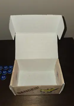 Vintage 1999 Pokemon Wizards Of The Coast Fossil Box Plus Lot Of Coins And Cards - Image 4