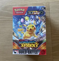 Pokemon TCG Scarlet & Violet Surging Sparks Build & Battle Box 40 Cards EN 2024 - Image 1