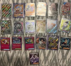 Pokemon TCG Job Lot Bundle English 19 Cards No Duplicates Art Rare/ Trainers NM - Image 1