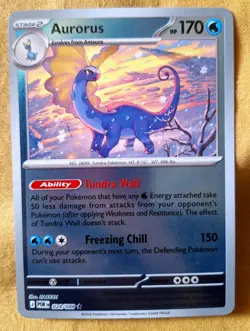 Pokemon Cards: Aurorus 24/88 Rare Reverse Holofoil | ME: Perfect Order - Pokemon - Image 1