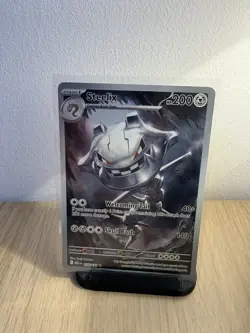 Pokemon TCG Card Steelix 150/132 Mega Evolution Illustration Rare - NM - Image 1
