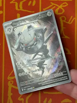 POKEMON TCG STEELIX 150/132 HOLO ILLUSTRATION RARE NM MEGA EVOLUTION - Image 3