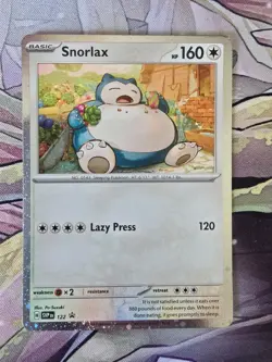 Snorlax 122 Sv: Scarlet & Violet Promo Cards Holo - Image 1