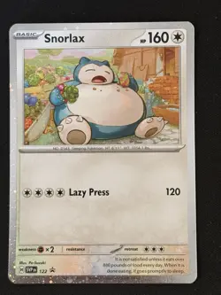 Snorlax 122 Sv: Scarlet & Violet Promo Cards Holo - Image 1