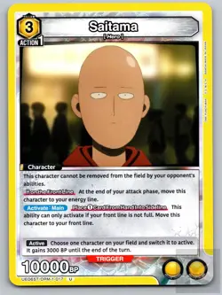 Saitama (017) UE06ST/OPM-1-017 UE06ST: One Punch Man Starter Deck Union Arena NM - Image 1