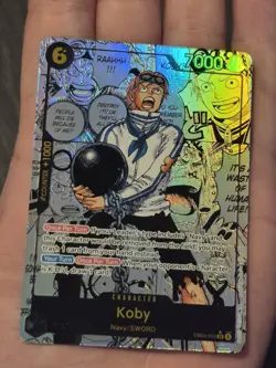 One Piece TCG - Koby EB04-044 Manga Rare - Adventure On Kami's Island English - Image 1