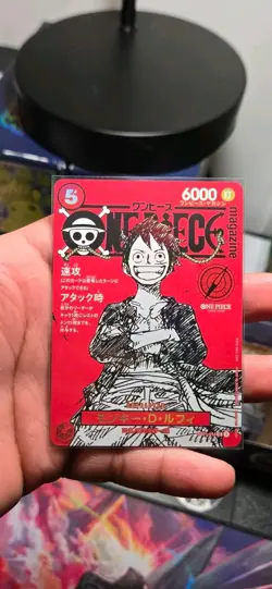 Monkey D Luffy ST21-014 Shonen Jump Magazine Red Japanese Promo One Piece Card - Image 1