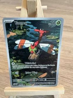 Pokemon TCG Yanma Destined Rivals Full Art Rare Card 183/182 NM English Edition - Image 1