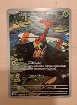 Pokemon TCG Yanma Destined Rivals Full Art Rare Card 183/182 - Image 2