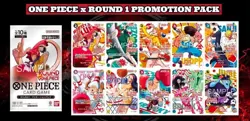 ONE PIECE Card Game ~ ONE PIECE × ROUND 1 Promo 1 Pack - PRESALE Japanese - Image 1
