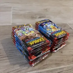 Pokemon Surging Sparks 36 Pack Booster Box OPENED No Hits Holos Reverse Bulk A - Image 1