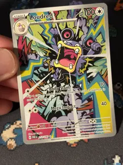 Pokemon Cards Loudred 212/182 Illustration Rare Paradox Rift - (NM) - Image 2