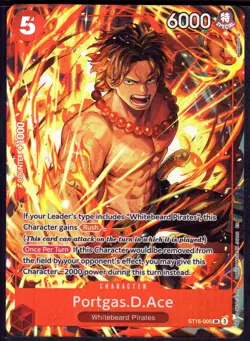 Portgas.D.Ace (Illustration Box Vol.5) ST15-005 SR One Piece Promotion Cards NM - Image 1