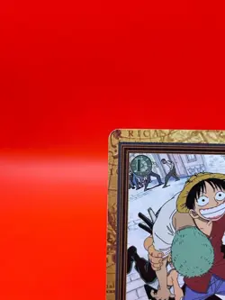 One Piece card Luffy C111 Anime 2000 Japanese Game TCG Bandai Vintage - Image 2