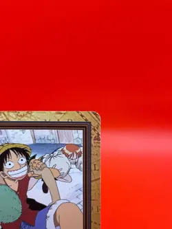 One Piece card Luffy C111 Anime 2000 Japanese Game TCG Bandai Vintage - Image 3