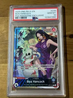 Boa Hancock (2025 PSA Magazine Promo) OP07-038 One Piece Promotion Cards Foil - Image 1