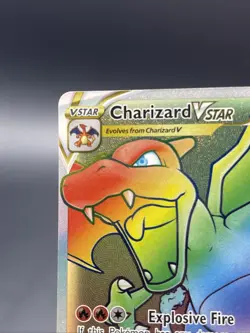 Charizard VSTAR 174/172 - Rainbow Rare Brilliant Stars - Pokemon NM - Image 3