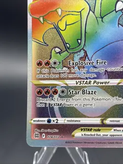 Charizard VSTAR 174/172 - Rainbow Rare Brilliant Stars - Pokemon NM - Image 5