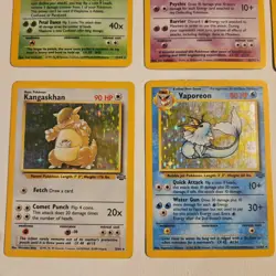 Vintage Pokemon TCG Holo Lot Base Set Jungle Fossil Mewtwo Vaporeon Ditto 6... - Image 3