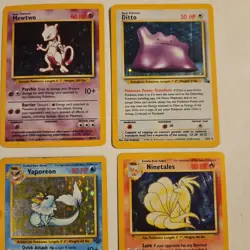 Vintage Pokemon TCG Holo Lot Base Set Jungle Fossil Mewtwo Vaporeon Ditto 6... - Image 4