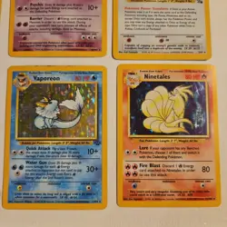 Vintage Pokemon TCG Holo Lot Base Set Jungle Fossil Mewtwo Vaporeon Ditto 6... - Image 5