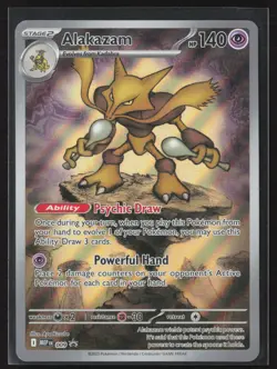 Alakazam 009 Holo Promo ME: Mega Evolution Promo Pokemon Lightly Played - Image 1