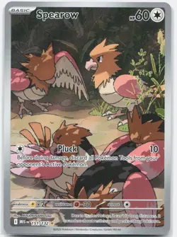 Spearow 151/132 Illustration Rare Mega Evolution Pokemon Holo Near Mint - Image 1