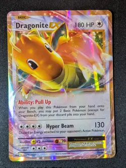 Pokemon XY - Evolutions #72/108 Dragonite EX NM - Image 1