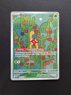 Shuckle 136/132 Illustration Rare Mega Evolution Pokemon Holo Near Mint - Image 1