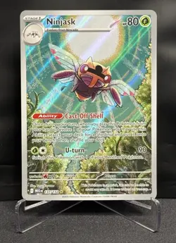 Pokemon TCG Ninjask 137/132 Me01: Mega Evolution Holo Illustration rare - Image 1