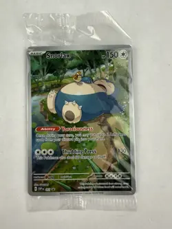 Pokemon Snorlax 051 Scarlet & Violet 151 Promo Card Sealed TCG - Image 1