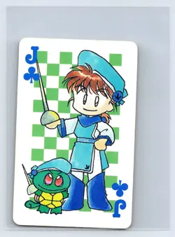 1998 POKEMON PIPIPI ADVENTURE PLAYING CARDS Squirtle Jack of Clubs US SELLER - Image 1