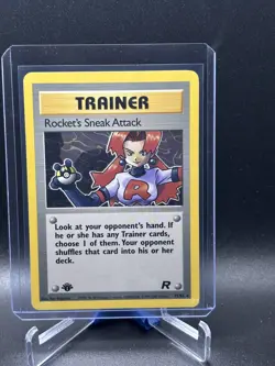 Rocket's Sneak Attack 72/82 Rare Team Rocket Pokemon 1st Edition NM - Image 1