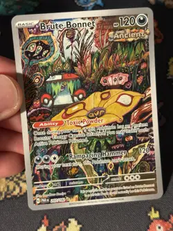 Pokemon Cards Brute Bonnet 207/182 Illustration Rare Paradox Rift - (NM) - Image 2