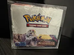 Pokemon TCG Scarlet & Violet - Paldea Evolved Booster Box In Acrylic Case - Image 1