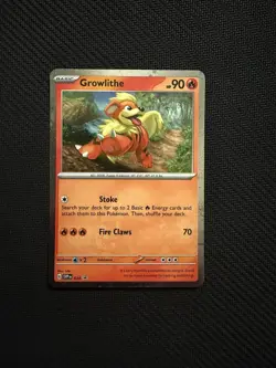 Growlithe (Cosmos Holo) 024 Holo Promo Scarlet & Violet Promo Pokemon Holo NM - Image 1