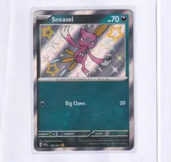 2024 Pokemon Paldean Fates Sneasel #182/091 NM - Image 1